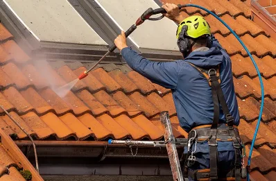 Démoussage et hydrofuge de toiture à Mésanger